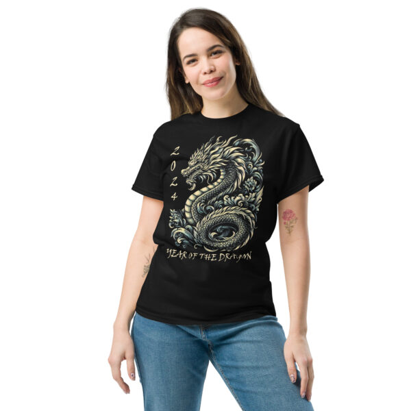 Year of the Dragon Chinese Zodiac Tee (black, navy) - Image 3