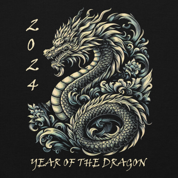 Year of the Dragon Chinese Zodiac Tee (black, navy) - Image 2